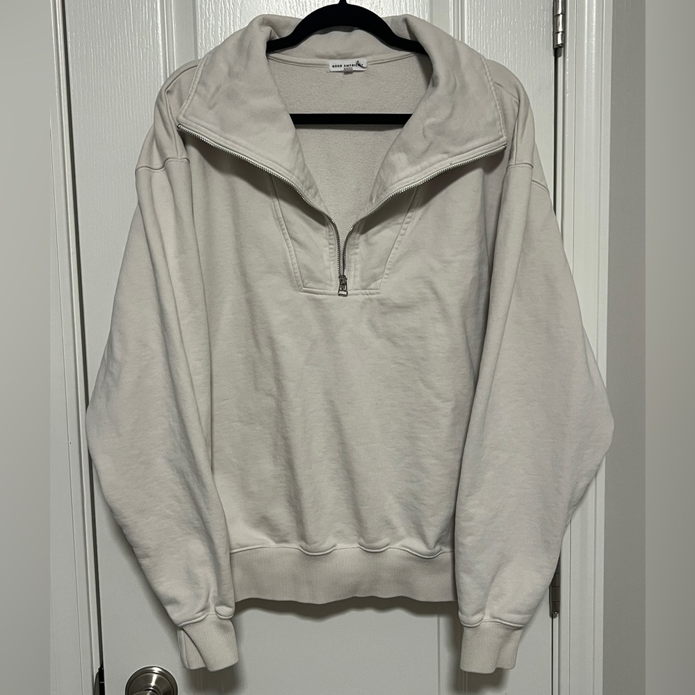 GOOD AMERICAN half zip sz XL (4)